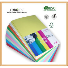 80GSM Color Copy Paper Printer Paper with A4 Letter Size